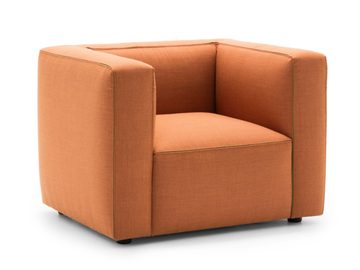 DADO BU0320 - Upholstered armchair with armrests by Andreu World - view 2